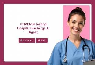 COVID-19 Testing Hospital Discharge AI Agent Template Thumbnail