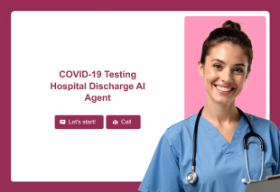 COVID-19 Testing Hospital Discharge AI Agent Template Thumbnail