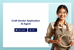 Craft Vendor Application AI Agent Template Thumbnail
