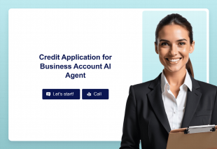 Credit Application for Business Account AI Agent Template Thumbnail