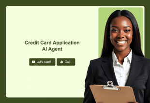 Credit Card Application AI Agent Template Thumbnail
