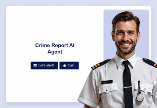 Crime Report AI Agent Template Thumbnail