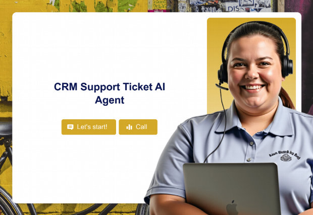 CRM Support Ticket AI Agent Slide