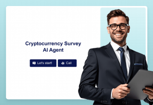 Cryptocurrency Survey AI Agent Template Thumbnail
