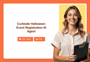 Curbside Halloween Event Registration AI Agent Template Thumbnail