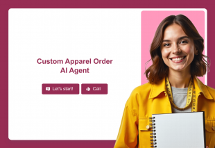 Custom Apparel Order AI Agent Template Thumbnail