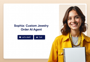 Custom Jewelry Order AI Agent Template Thumbnail