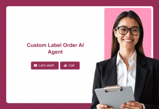 Custom Label Order AI Agent Template Thumbnail