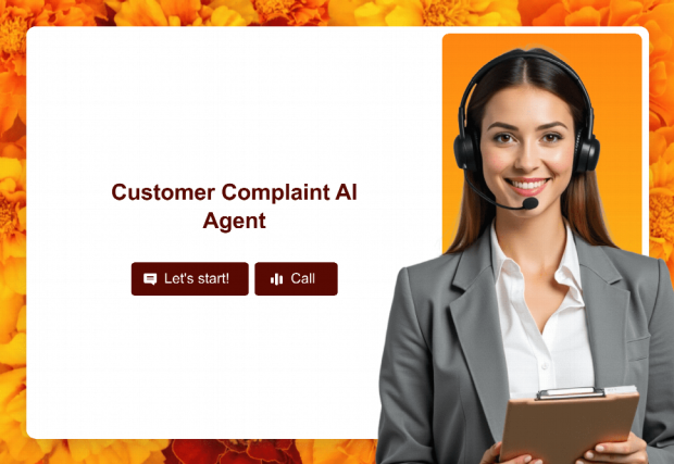 Customer Complaint AI Agent Slide