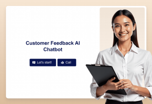 Customer Feedback AI Chatbot Template Template Thumbnail