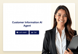 Customer Information AI Agent Template Thumbnail