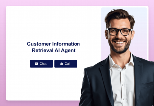 Customer Information Retrieval AI Agent Template Thumbnail