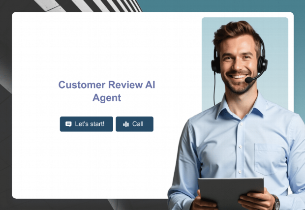 Customer Review AI Agent Slide