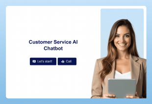 Customer Service AI Chatbot Template Template Thumbnail