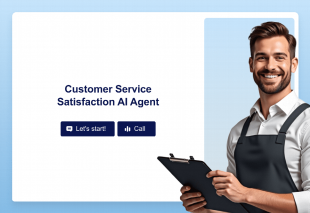 Customer Service Satisfaction AI Agent Template Thumbnail