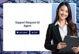 Customer Support AI Agent Template Thumbnail