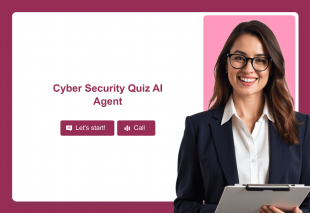 Cyber Security Quiz AI Agent Template Thumbnail