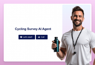Cycling Survey AI Agent Template Thumbnail