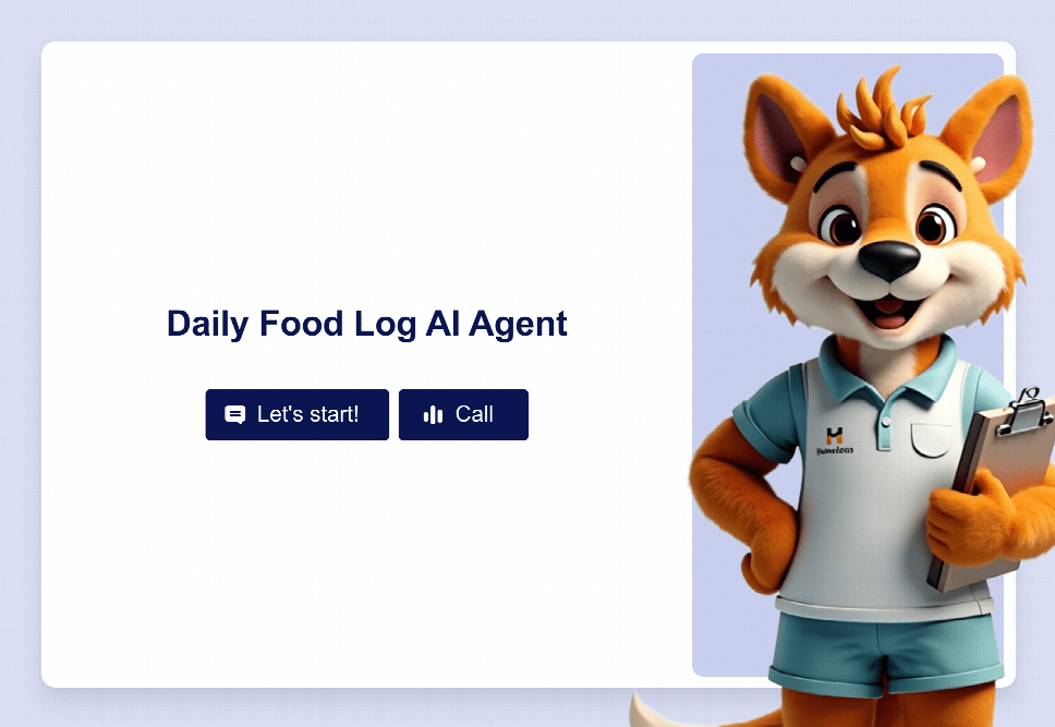 Daily Food Log AI Agent Template | Jotform