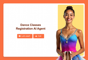 Dance Classes Registration AI Agent Template Thumbnail