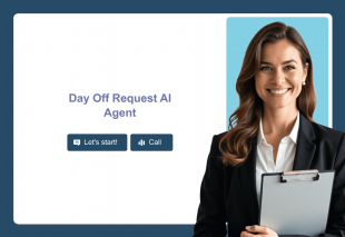 Day Off Request AI Agent Template Thumbnail