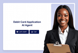 Debit Card Application AI Agent Template Thumbnail