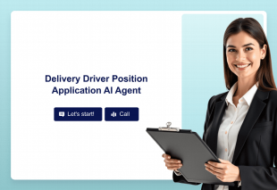 Delivery Driver Position Application AI Agent Template Thumbnail