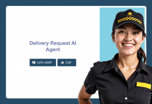 Delivery Request AI Agent Template Thumbnail