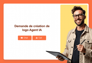 Demande de création de logo Agent IA Thumbnail