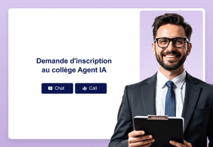 Demande d'inscription au collège Agent IA Thumbnail
