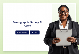 Demographic Survey AI Agent Template Thumbnail