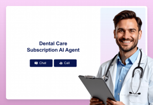 Dental Care Subscription AI Agent Template Thumbnail