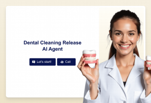 Dental Cleaning AI Agent Template Thumbnail