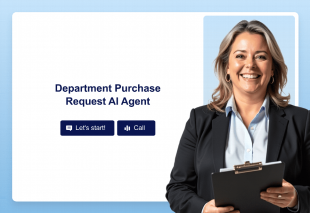 Department Purchase Request AI Agent Template Thumbnail