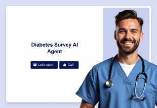 Diabetes Survey AI Agent Template Thumbnail