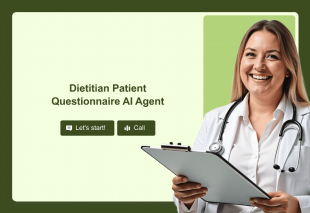 Dietitian Patient Questionnaire AI Agent Template Thumbnail