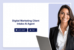 Digital Marketing Client Intake AI Agent Template Thumbnail