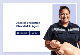 Disaster Evaluation Checklist AI Agent Template Thumbnail