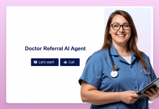 Doctor Referral AI Agent Template Thumbnail
