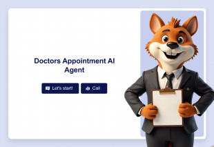 Doctors Appointment AI Agent Template Thumbnail