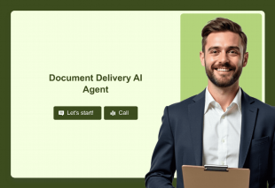 Document Delivery AI Agent Template Thumbnail