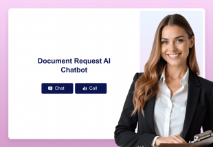 Document Request AI Chatbot Template Thumbnail
