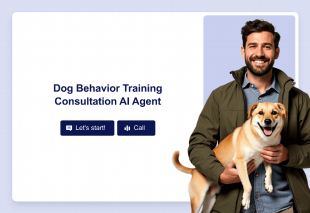Dog Behavior Training Consultation AI Agent Template Thumbnail