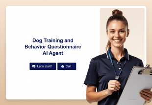 Dog Training and Behavior Questionnaire AI Agent Template Thumbnail
