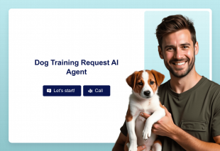 Dog Training Request AI Agent Template Thumbnail