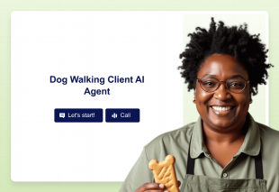 Dog Walking Client AI Agent Template Thumbnail