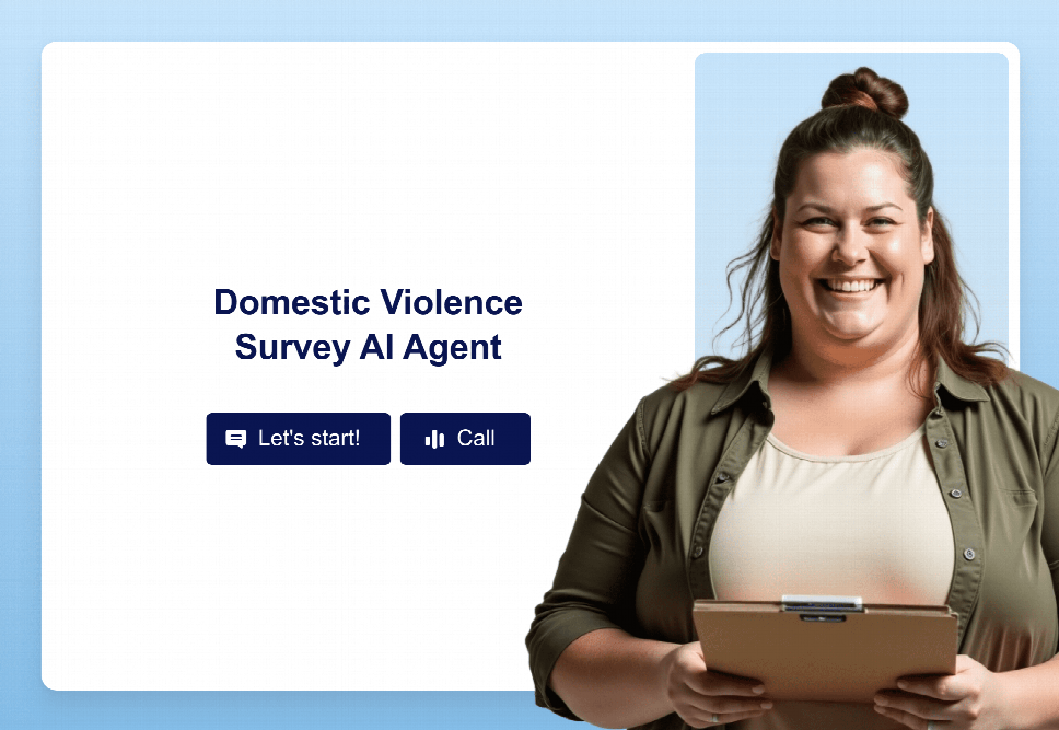 Domestic Violence Survey Assistant Template | Jotform