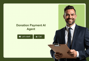 Donation Payment AI Agent Template Thumbnail