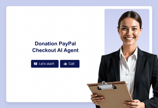 Donation PayPal Checkout AI Agent Template Thumbnail