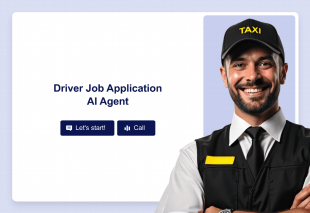 Driver Job Application AI Agent Template Thumbnail